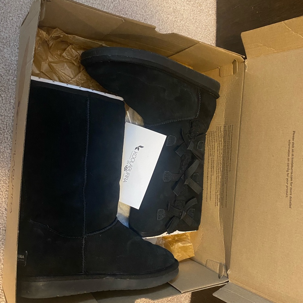 Kookaburra by UGG Black Victoria Tall Boot Kids size 5